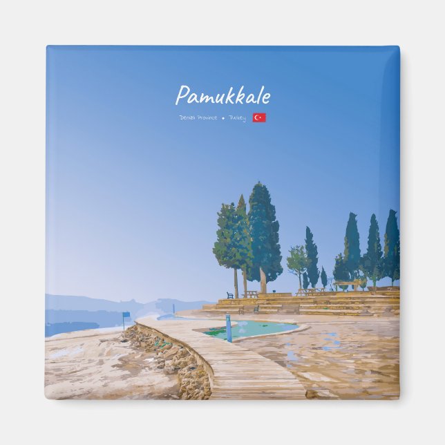Íman Pamukkale, Turquia - Piscinas Termais (Frente)