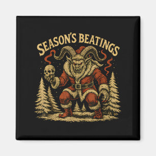 Íman Pancadas da Temporada Krampus Papai Noel Gótico Fe
