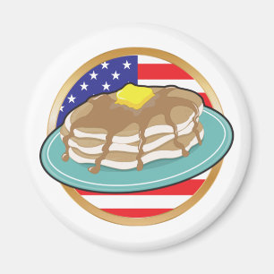 Íman Pancake American Flag