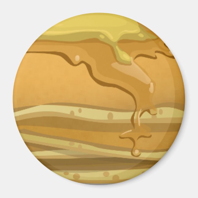 Íman Pancake e xarope de ácer (Frente)