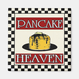 Íman Pancake Heaven Sign Vintage