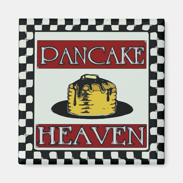 Íman Pancake Heaven - Sinal de Desconforto - Vintage (Frente)