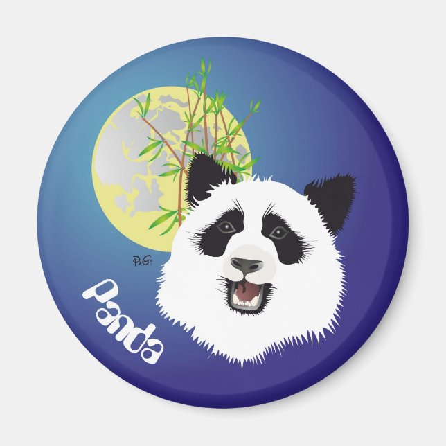 Íman Panda (Ailuropoda melanoleuca) Magnet (Frente)
