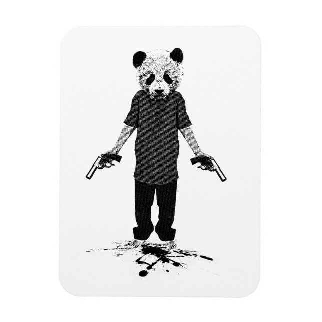 Íman Panda Assassino (Vertical)
