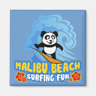 Íman Panda de Navegação na Praia de Malibu
