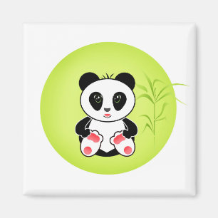 Íman Panda, desenho animado, crianças