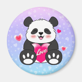 Íman Panda do Dia dos Namorados Apaixonado
