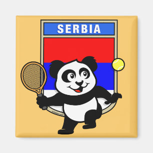Íman Panda do tênis de Serbia