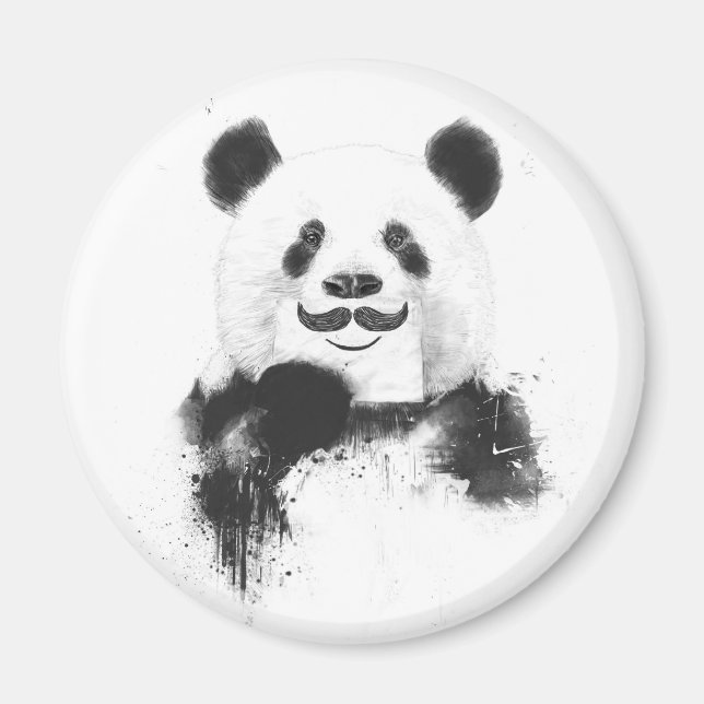 Íman Panda engraçada (Frente)