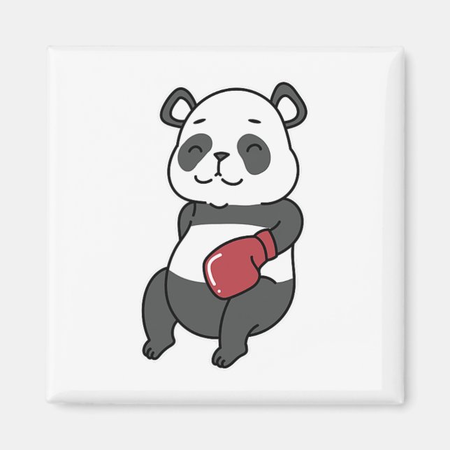 Íman Panda faz boxing (Frente)