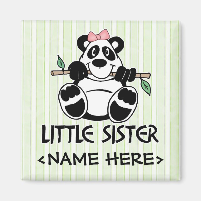 Íman Panda Girl Little Sister (Frente)