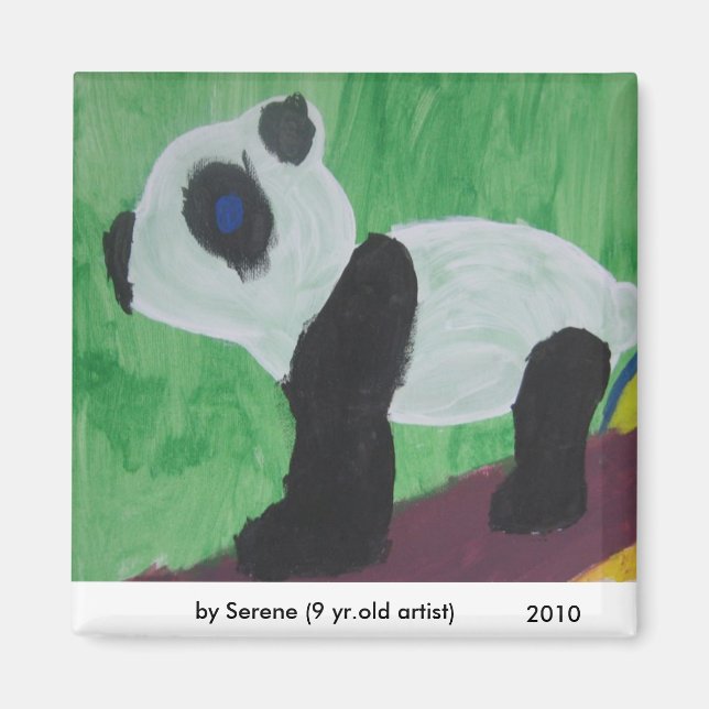 Íman Panda Kids Art Magnet (Frente)