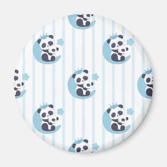 Íman Panda Lover | A Vida É Melhor Com Um Panda (Frente)