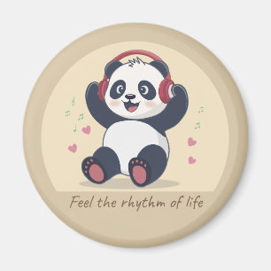 Íman Panda Música Fofa