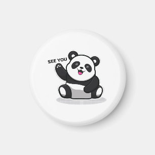 Íman panda pequeno fofo