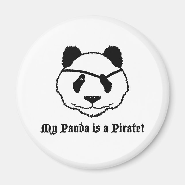 Íman Panda Pirate (Frente)