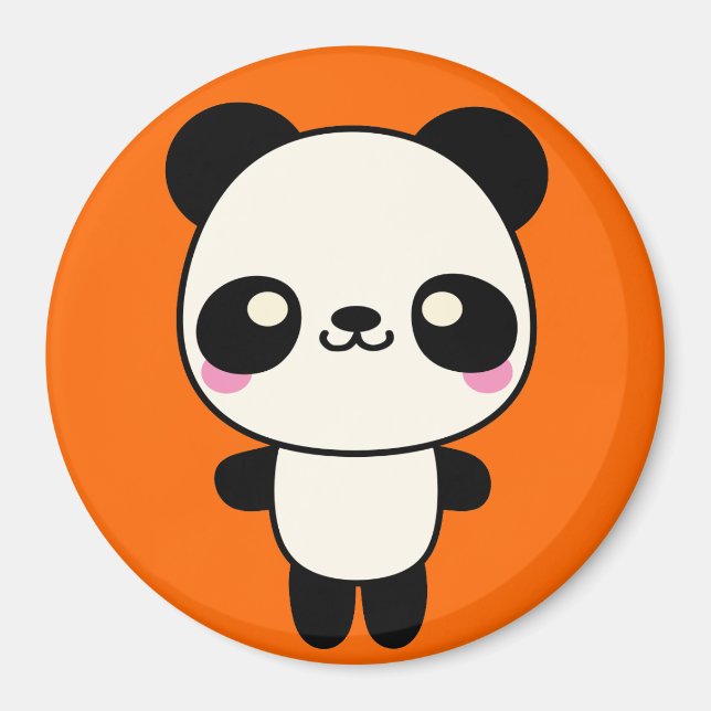 Íman Panda Plushie (Frente)