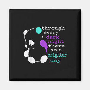 Íman Panda Semicolon Dar Consciência à Prevenção do Sui