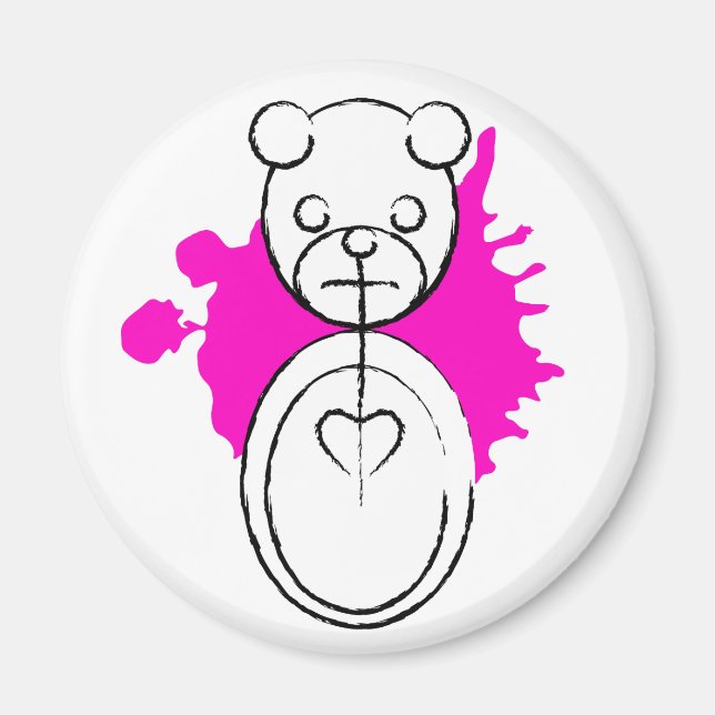 Íman panda splatz. (Frente)