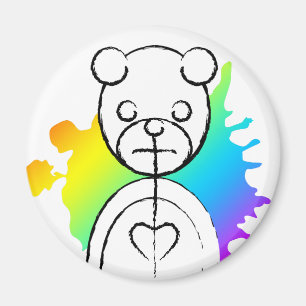 Íman panda splatz.