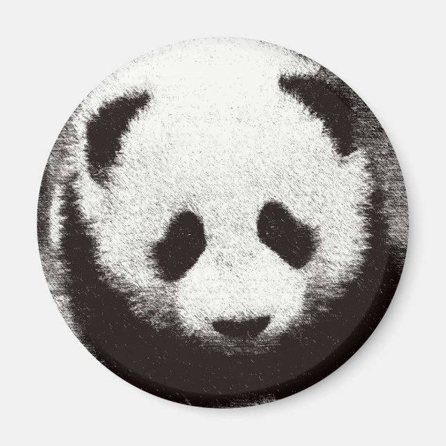 Íman Panda Trabalho de arte (Frente)
