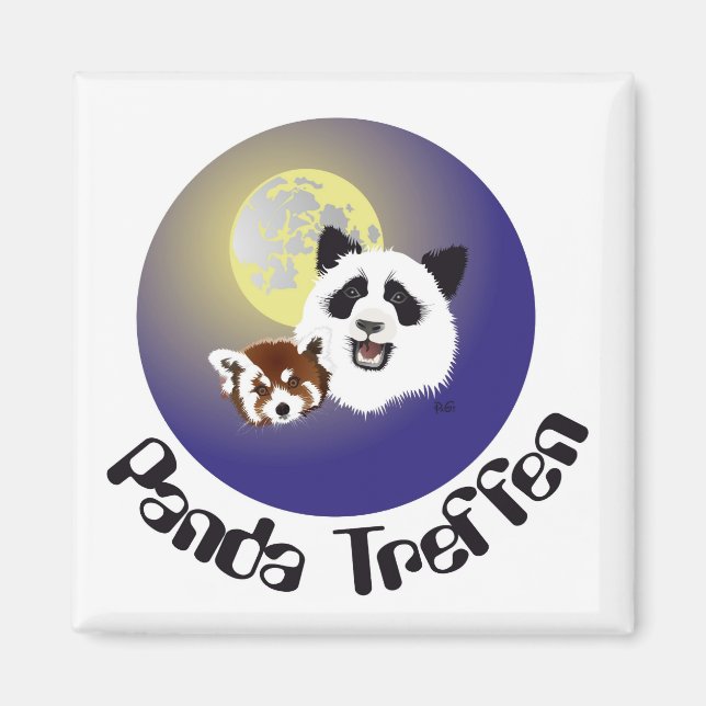 Íman Panda Treffen Magnet (Frente)