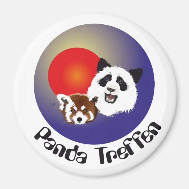 Íman Panda Treffen Magnet (Frente)