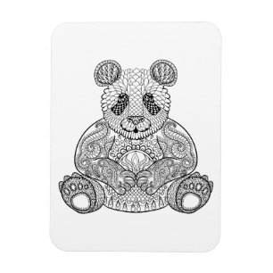 Íman Panda tribal inspirada