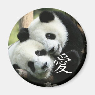 Íman Pandas gigantes pequenas Loving chinesas