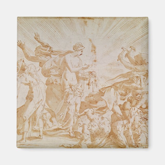 Íman Pandora abrindo a caixa (Frente)