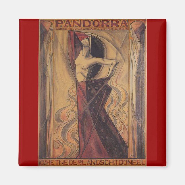 Íman PANDORRA "Arthur Van Schendel" 1919 (Frente)