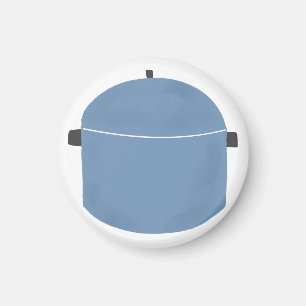 Íman Panela de Cozinha Azul Fofa Presente para Cozinhei