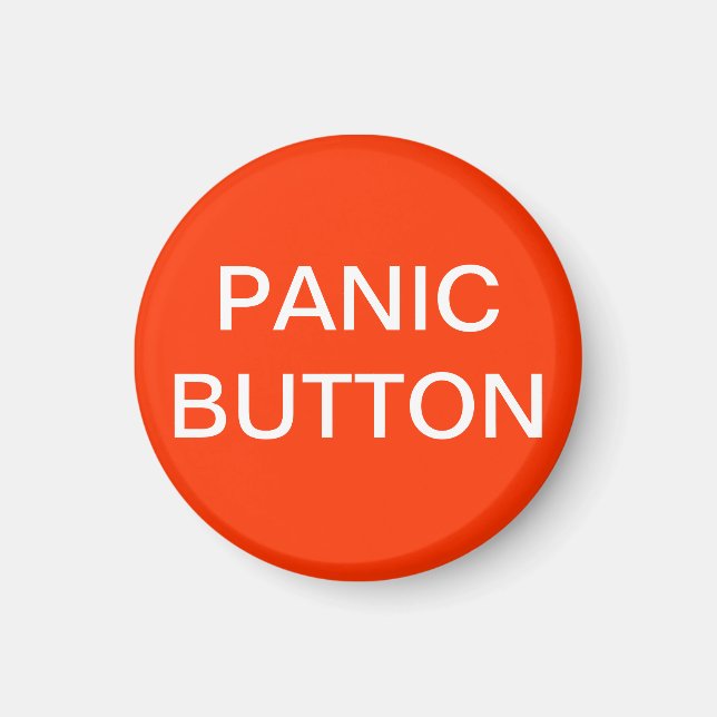 Íman PanicButton Vermelho (Frente)