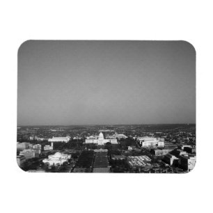 Íman Panorama antigo do Capitólio de Washington EUA