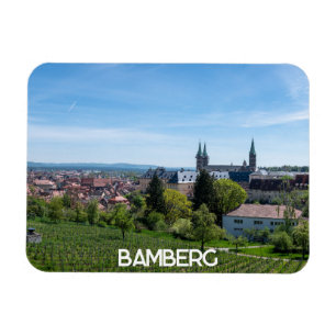 Íman Panorama da antiga cidade histórica de Bamberg, Al
