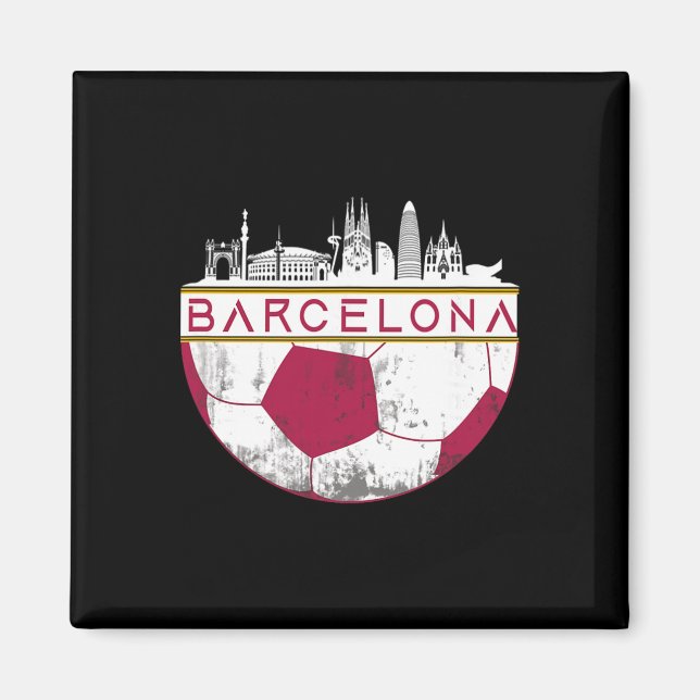 Íman Panorama da Cidade de Rcelona Futebol Fãs de Espor (Frente)