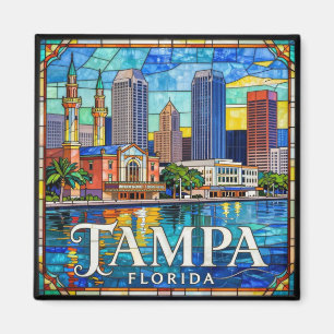 Íman Panorama da Orla de Tampa 🌴