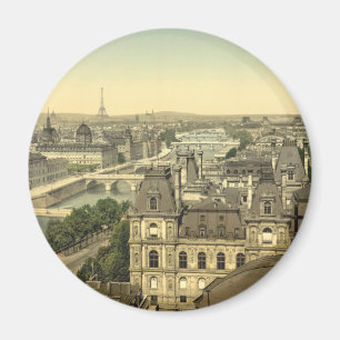 Íman Panorama das sete pontes, Paris, France