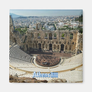 Íman panorama de Atenas, viagem