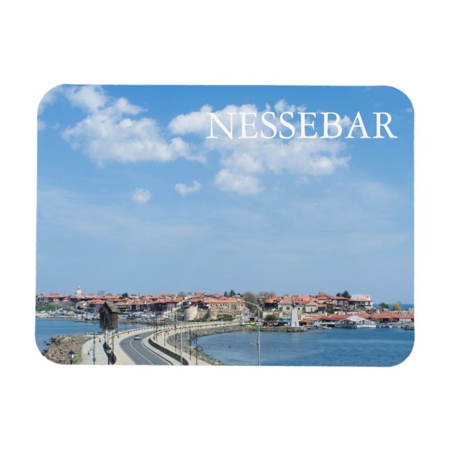 Íman Panorama de Nessebar Velho. Bulgária (Horizontal)