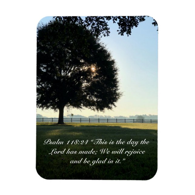 Íman Panorama do "Novo Dia" Inspiracional (Vertical)