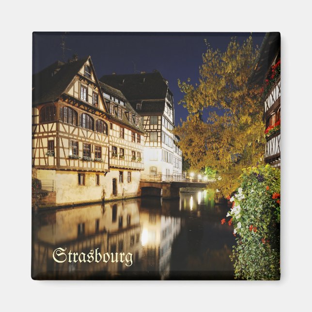 Íman Panorama do Petit France, zona de Estrasburgo (Frente)
