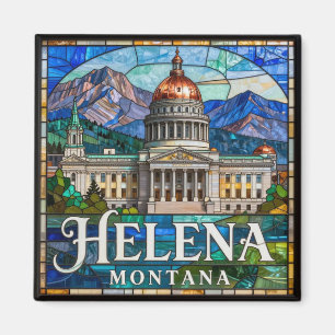 Íman Panorama Urbano de Helena Montana 🏛️