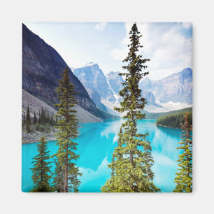 Íman Panorâmico de um vale do lago   moraine de dez