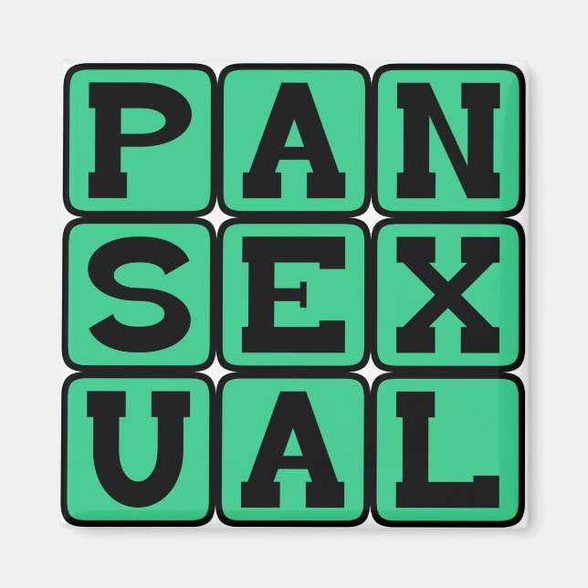 Íman Pansexual, Omnisexual (Frente)