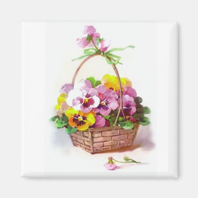 Íman Pansy Basket (Frente)