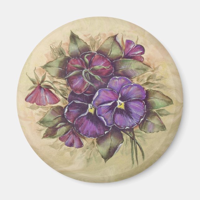 Íman Pansy Magnet (Frente)