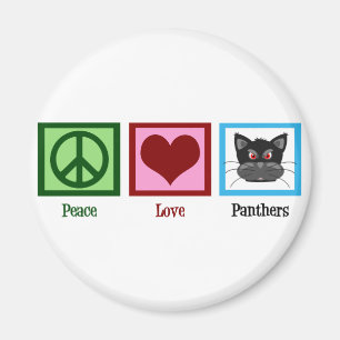 Íman Panteras do amor da paz