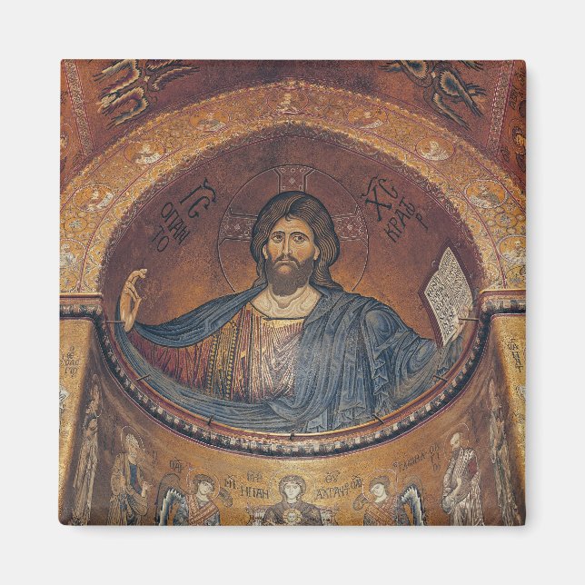 Íman Pantocrator cristo e Madonna (Frente)