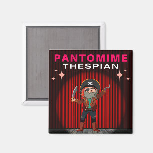 Íman Pantomime Thespian - Capitão Gancho